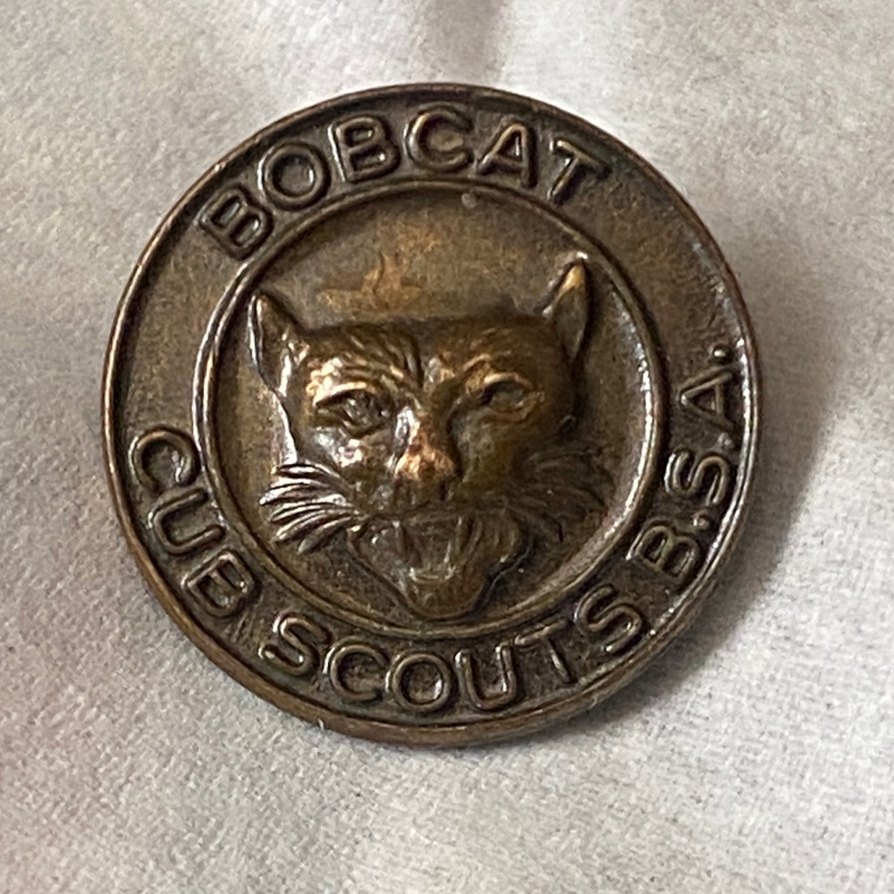 Vintage Bobcat Cub Scouts BSA Rank Pin